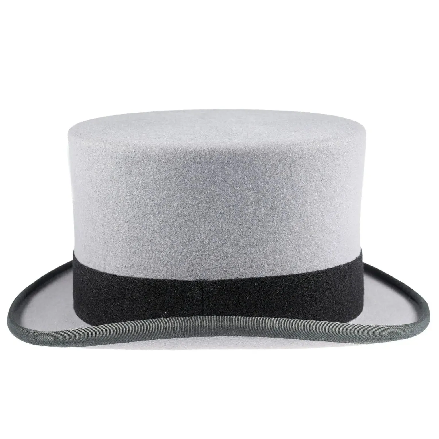 CHRISTYS' Ascot Fur Felt Top Hat - Grey