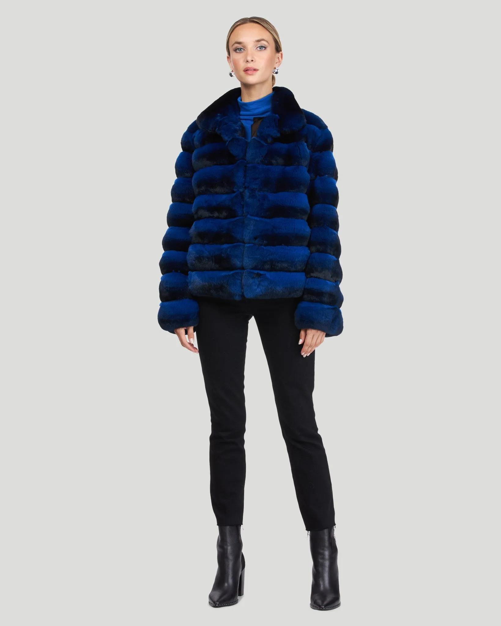 Classic Chinchilla Fur Jacket