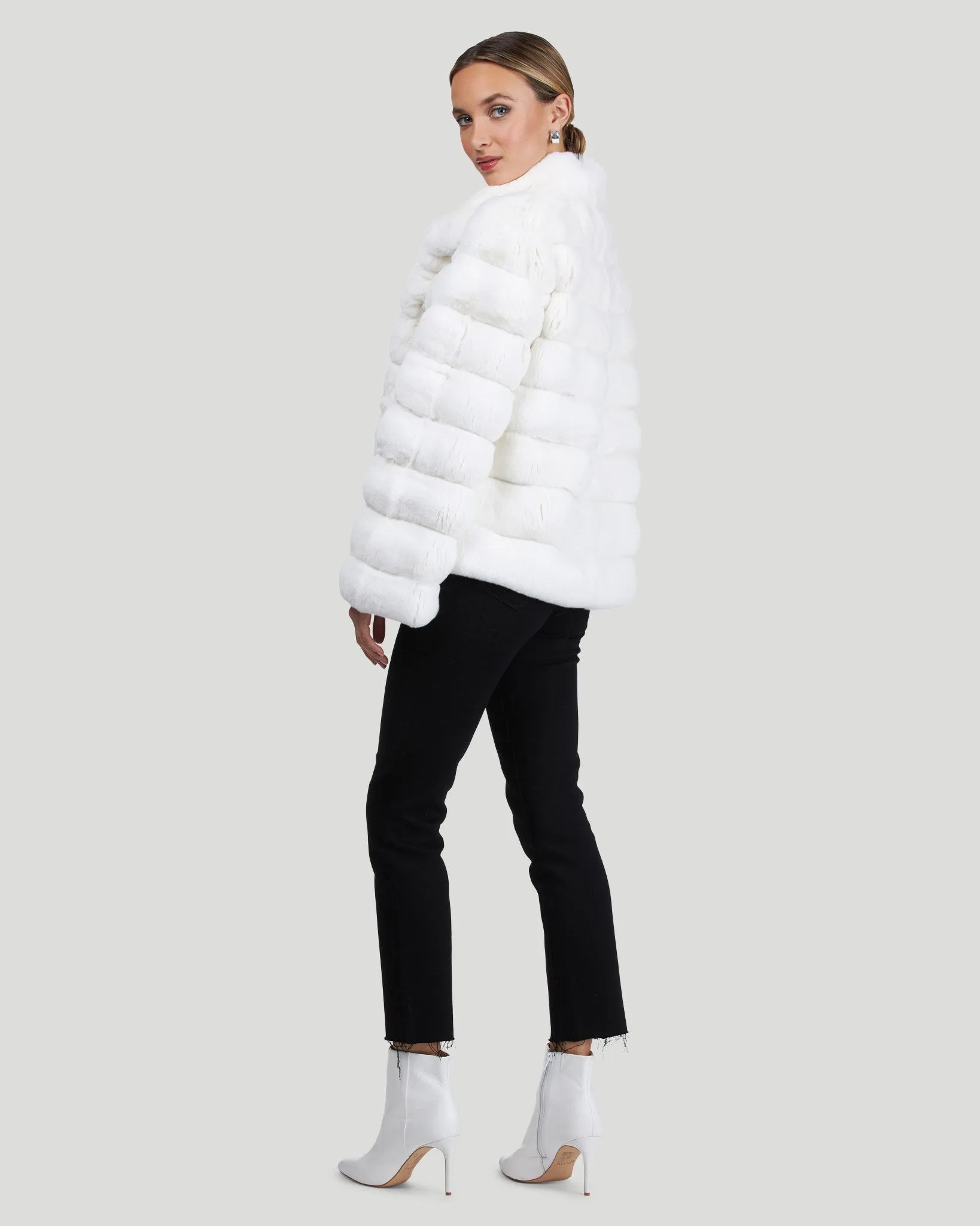 Classic Chinchilla Fur Jacket