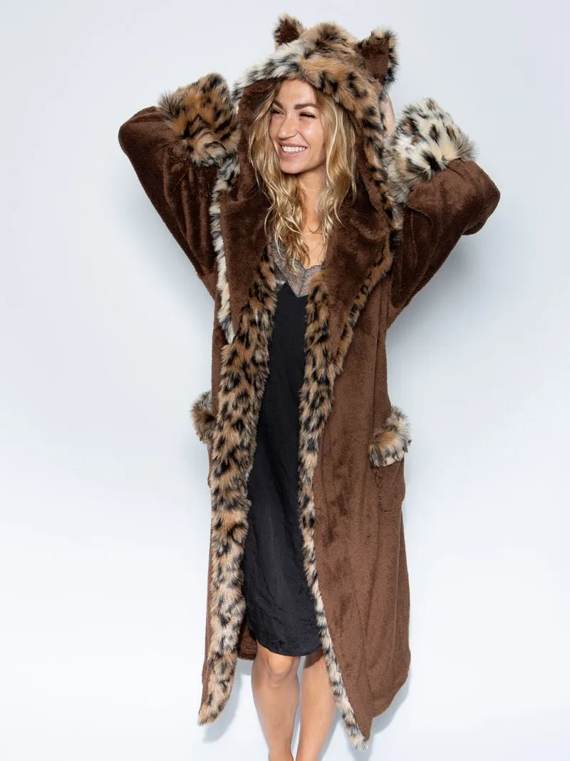 Classic Leopard Faux Fur House Robe