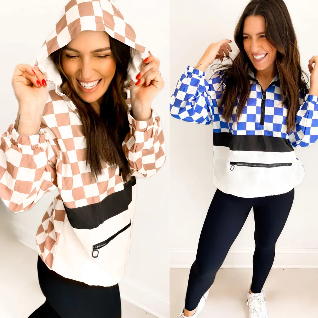 Cody Checkered Unisex Windbreaker Pre-Order