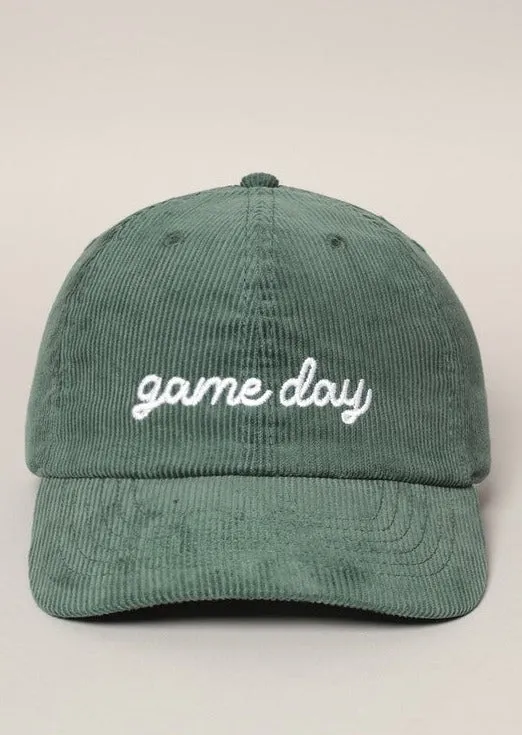 Corduroy Game Day Hats - 2 Colors!