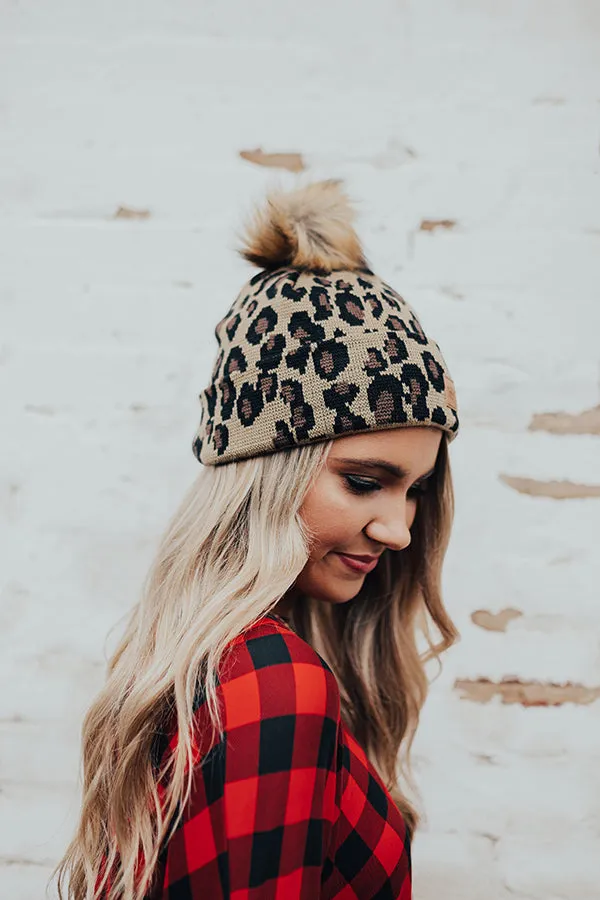 Cute On Repeat Leopard Beanie