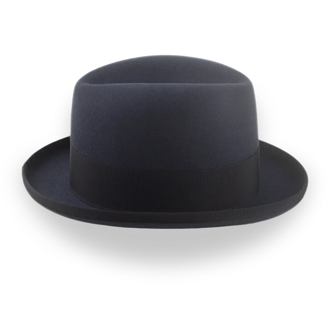 Dark Grey Homburg Hat for Men | The Moses