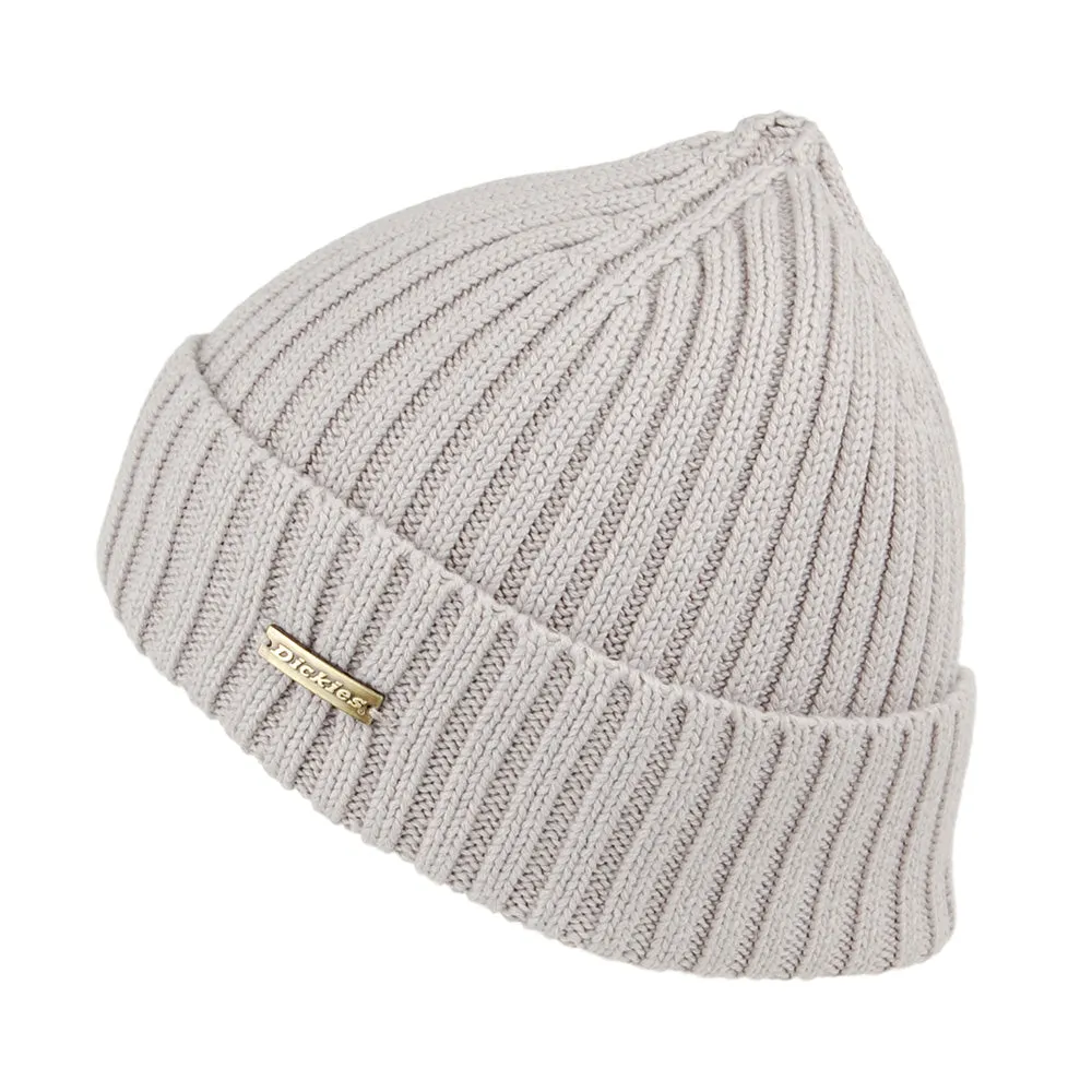 Dickies Hats Bronston Rib Knit Beanie Hat - Grey