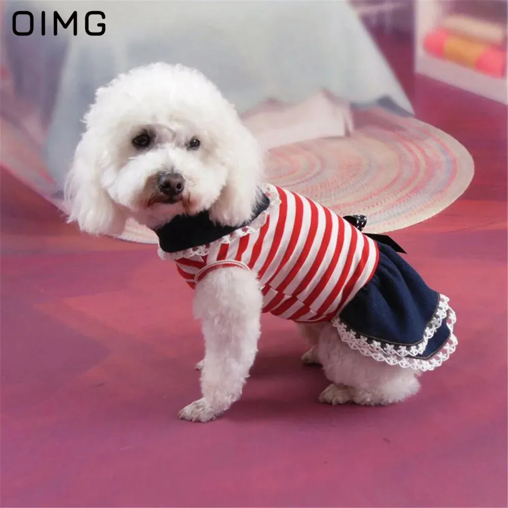 DIVA Pet - Polka Dots And Stripes Pet Dress