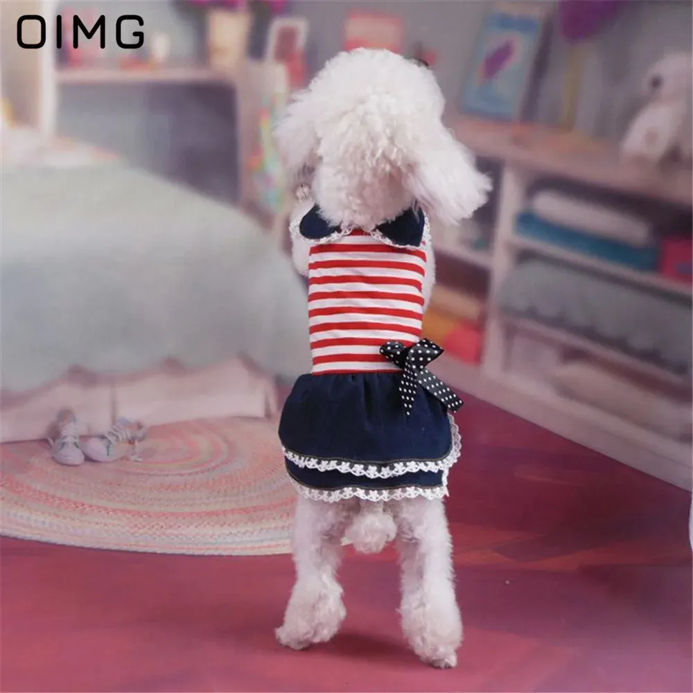 DIVA Pet - Polka Dots And Stripes Pet Dress