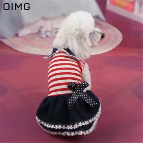 DIVA Pet - Polka Dots And Stripes Pet Dress