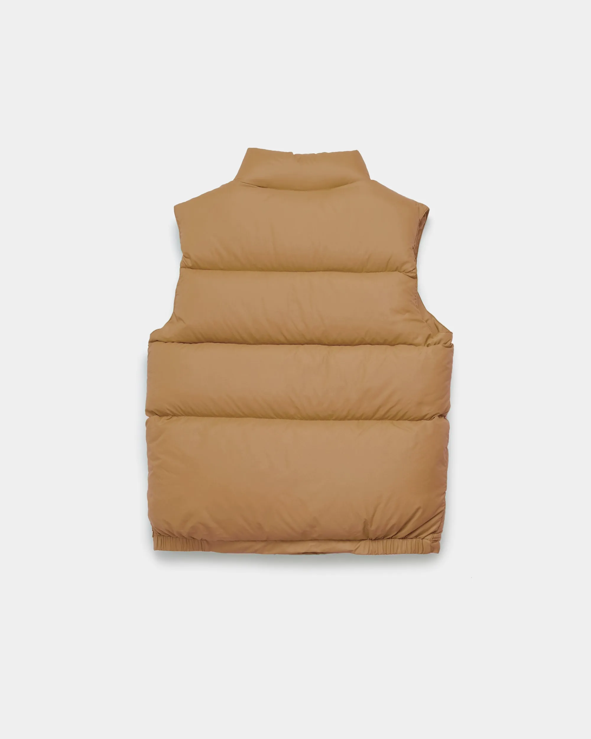 Down Italian Vest - Streakfree Nylon - Dark Tan (Final Sale)