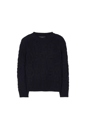 DUBLIN Navy - Round Neck Jumper