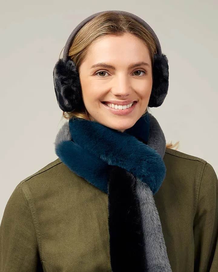 EDIE EARMUFF-GREY LEO