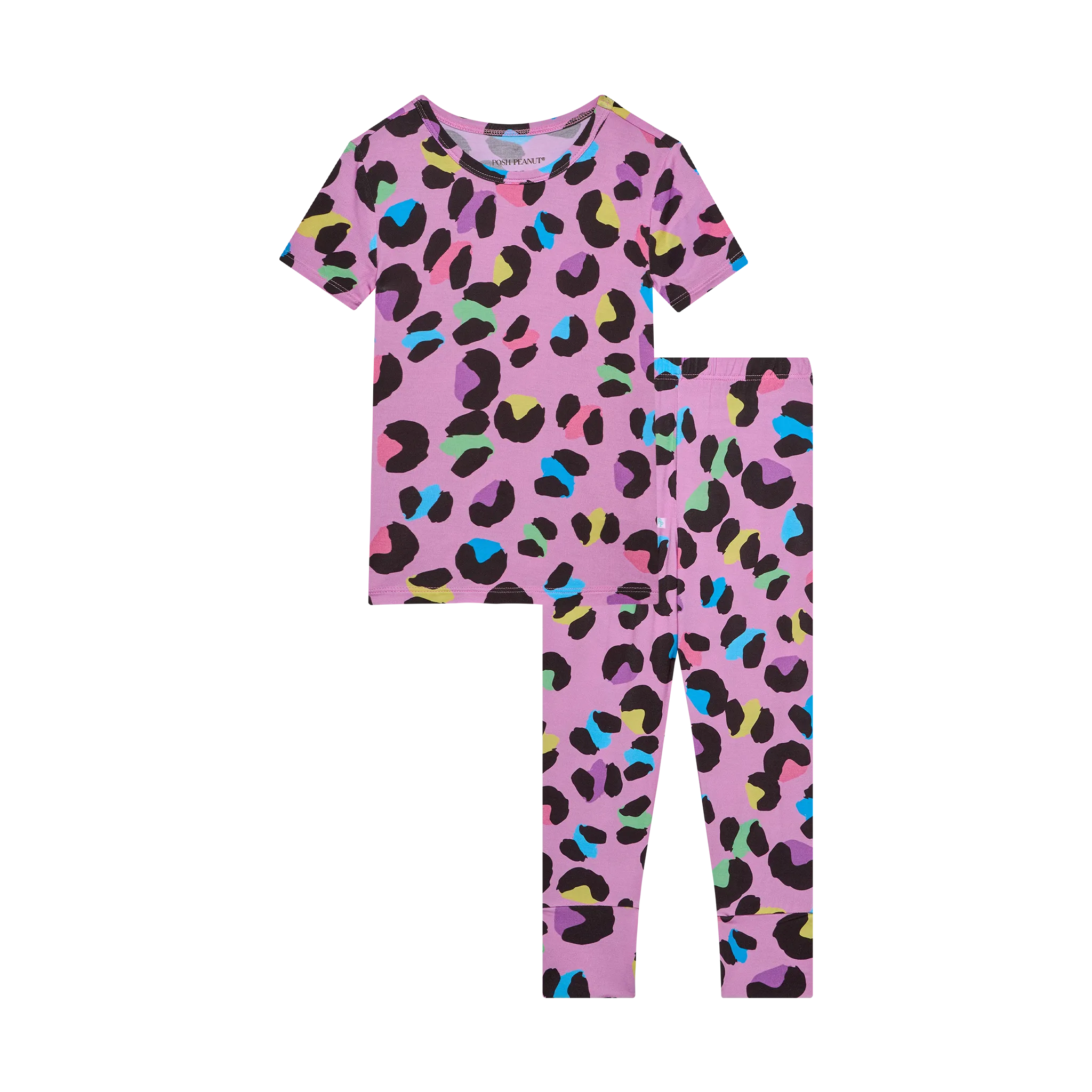 Electric Leopard - Short Sleeve Basic Pajama