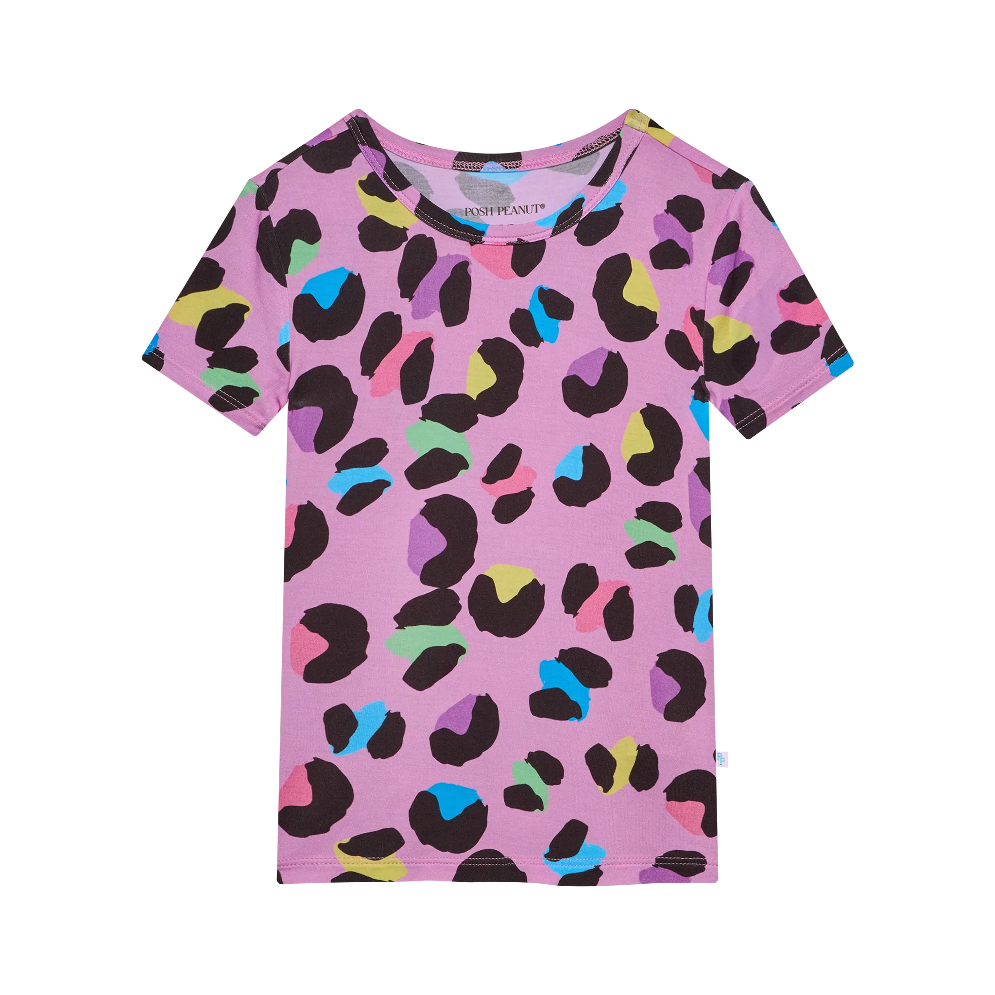 Electric Leopard - Short Sleeve Basic Pajama