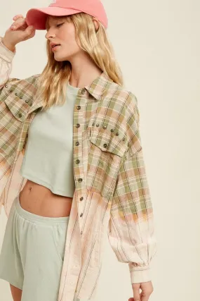 Eloise Plaid Top