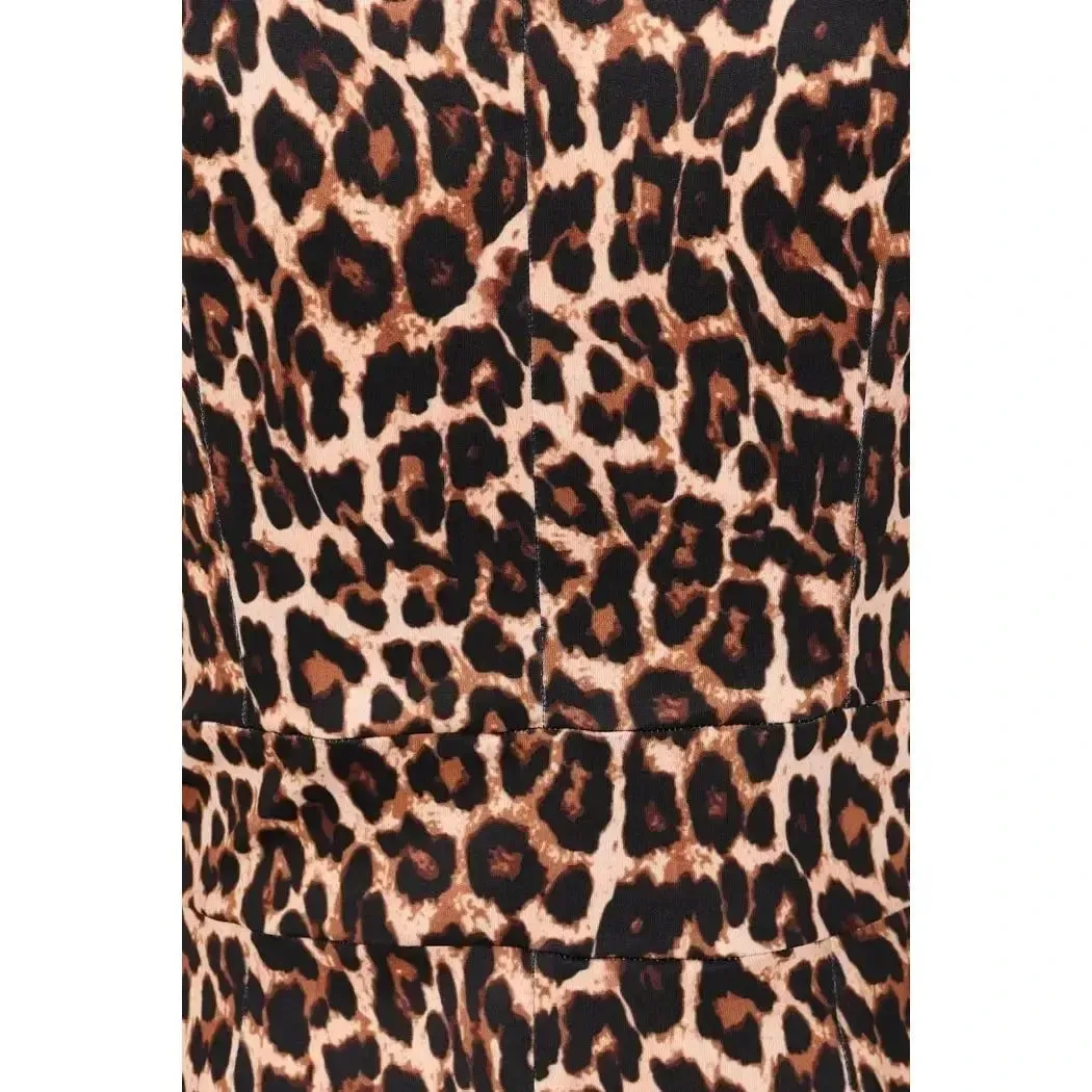 Elsie Dress - Leopard Print