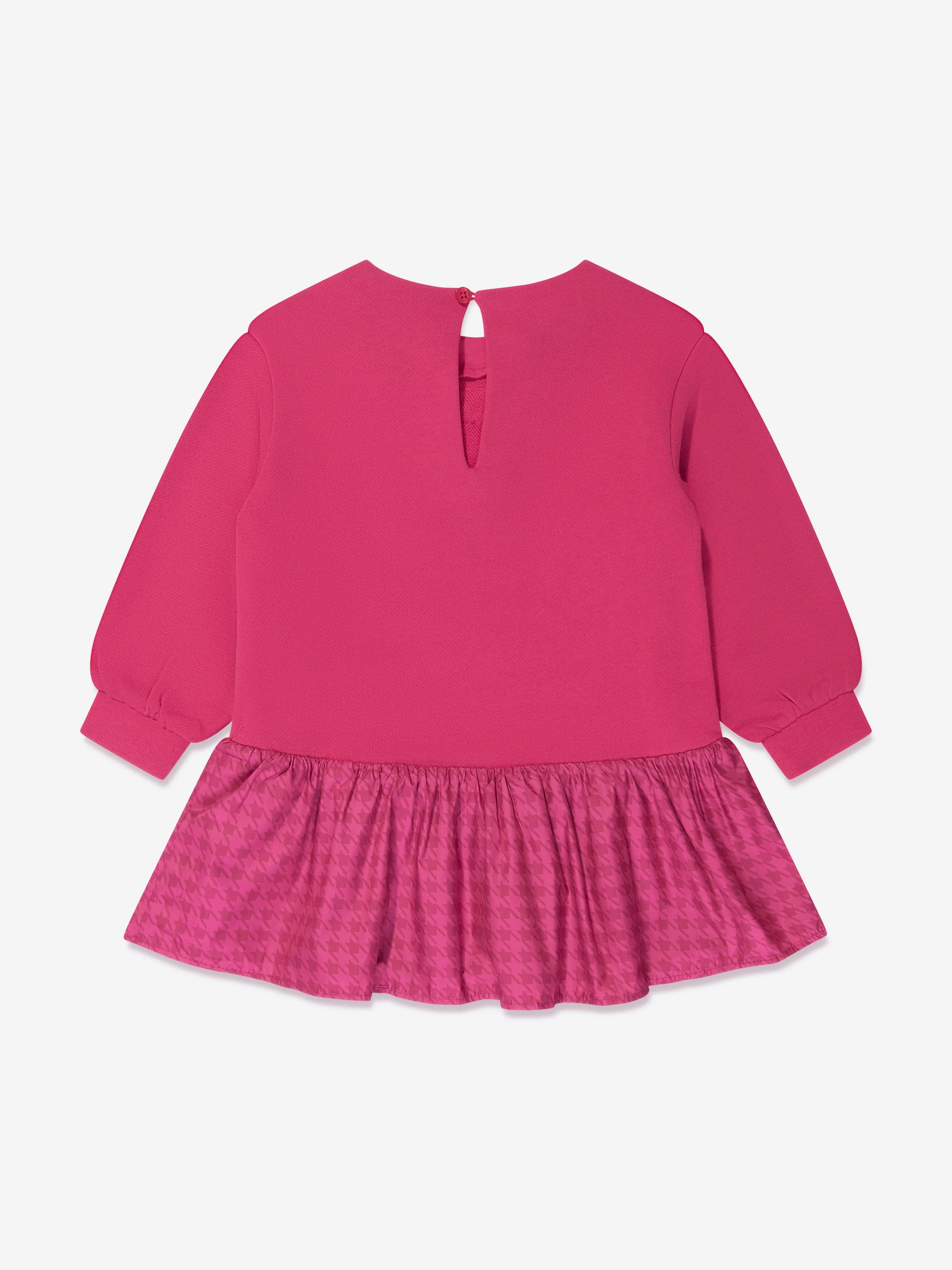 Emporio Armani Baby Girls Sweater Dress in Pink