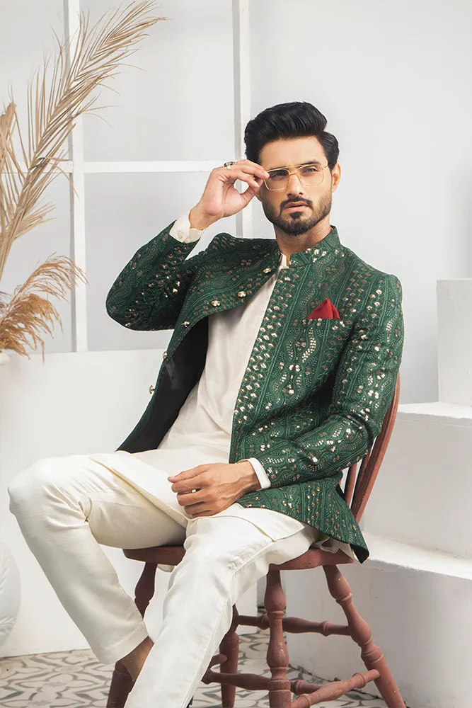 ER 2059 prince coat with shalwar kameez