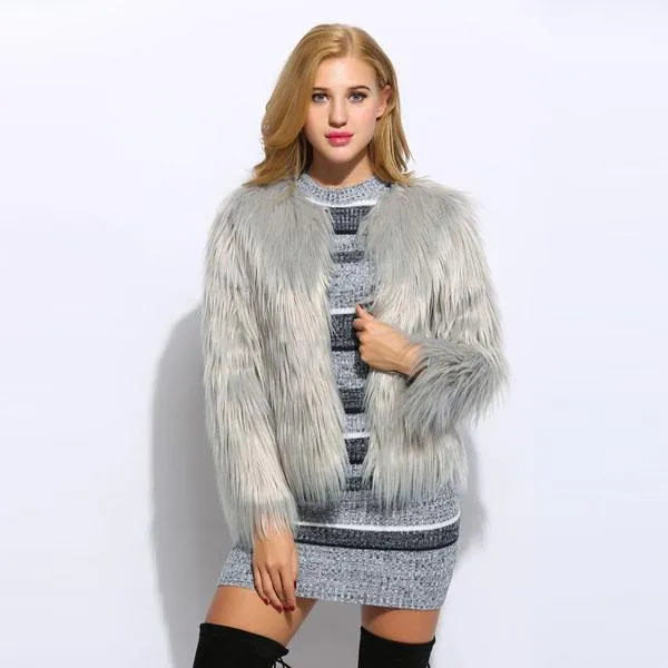 Faux Fur Jacket