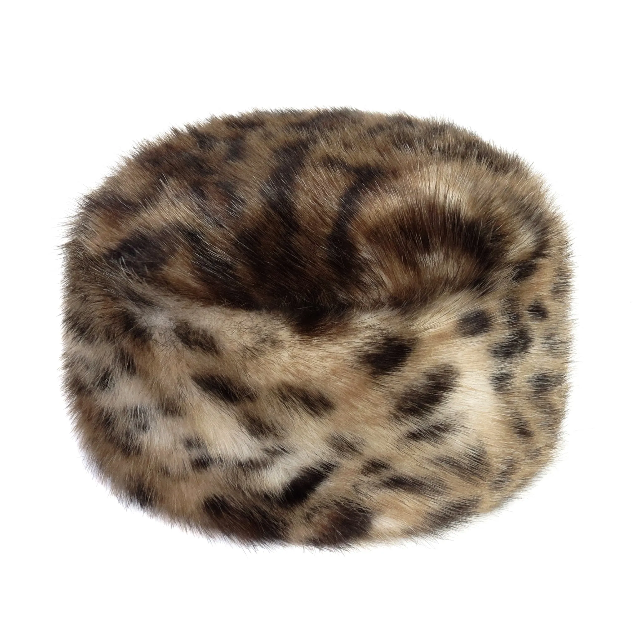 Faux Fur Pillbox Hat