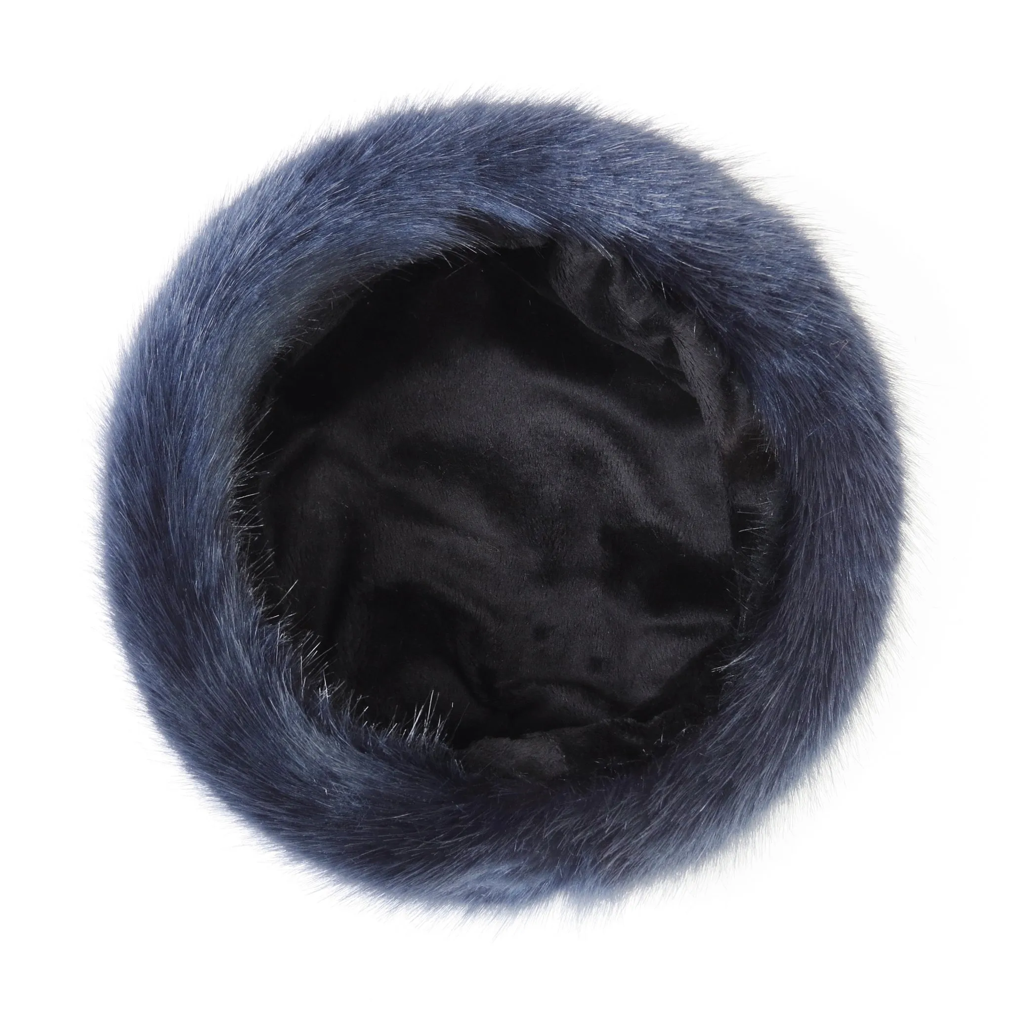 Faux Fur Pillbox Hat