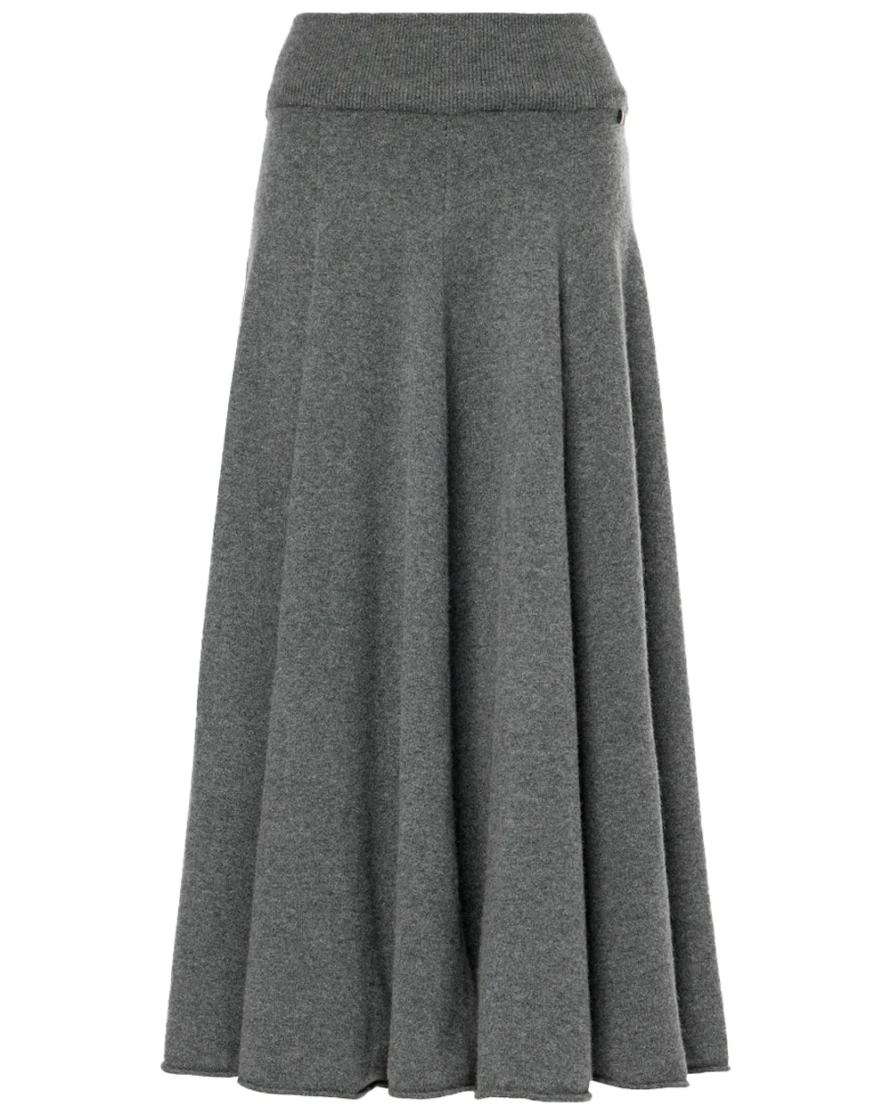 Felt Twirl Midi Skirt