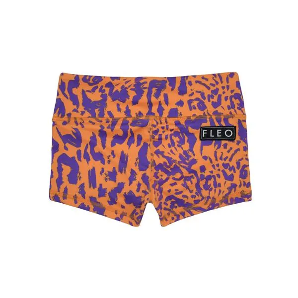 FLEO Tumeric Leopard Shorts (Original)