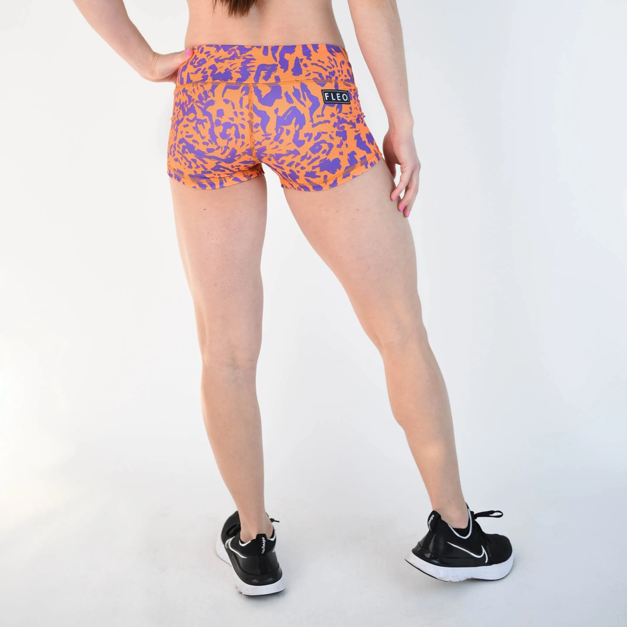 FLEO Tumeric Leopard Shorts (Original)