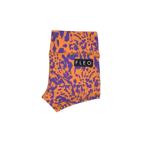 FLEO Tumeric Leopard Shorts (Original)