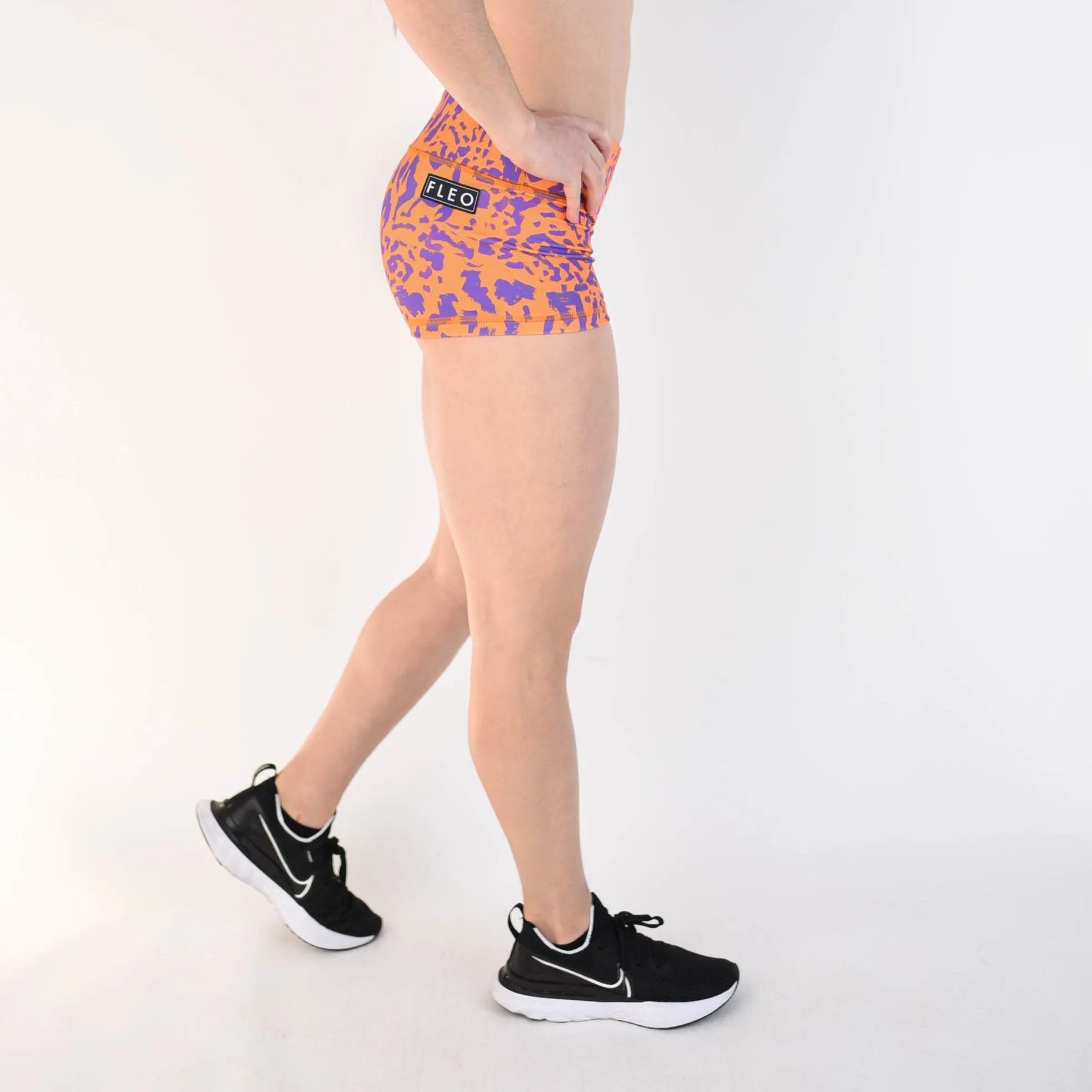 FLEO Tumeric Leopard Shorts (Original)