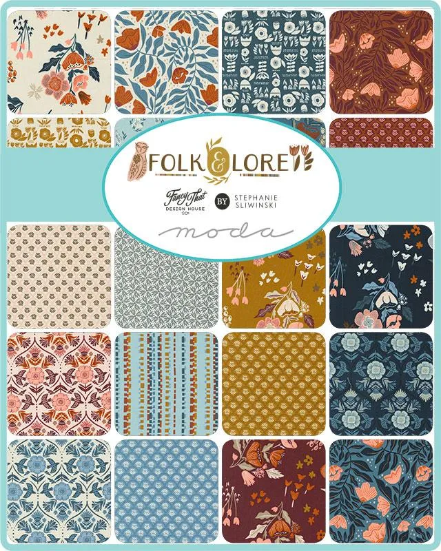 Folk & Lore Layer Cake by Fancy That for Moda