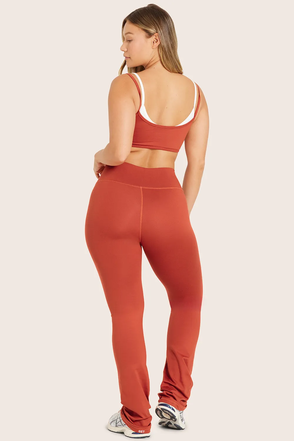 FORMCLOUD® CLOUD STRAIGHT LEGGINGS - CAYENNE