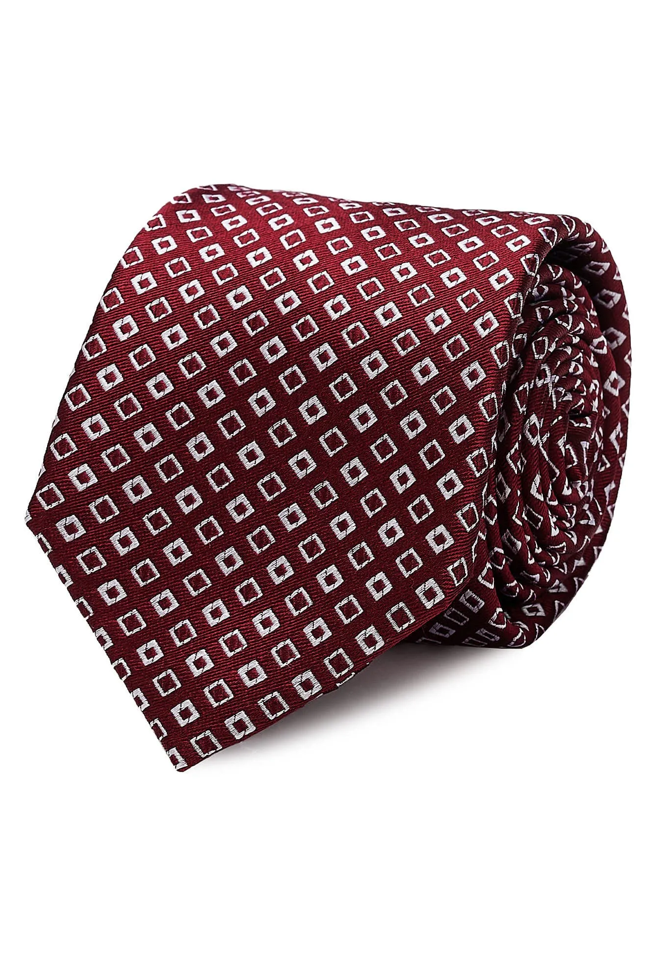 Geometric Pattern Tie 100% silk 7cm