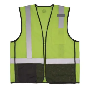 Glowear 8210z Hi-vis Class 2 Mesh Vest, 4x-large To 5x-large, Lime, Ships In 1-3 Business Days