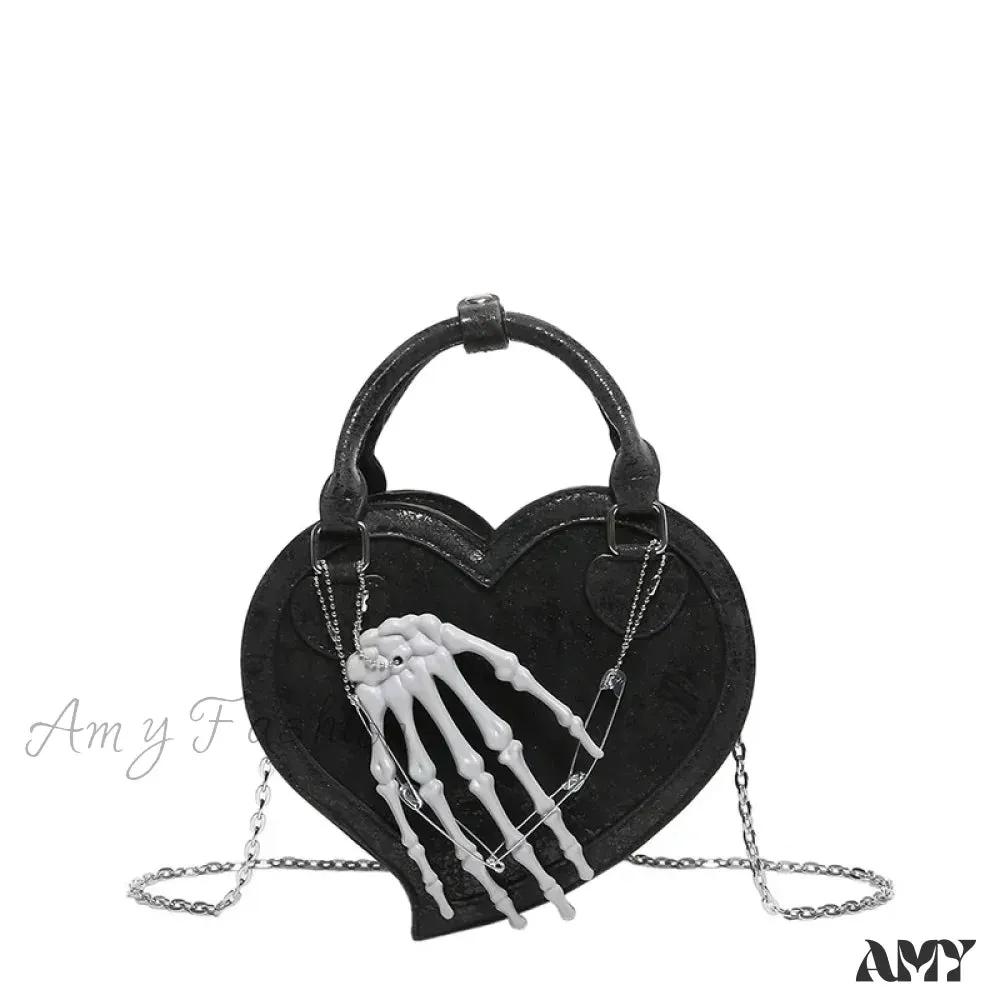 Hand Party or Bag Evening Trick Treat Spooky Halloween Evil Sling Gothic