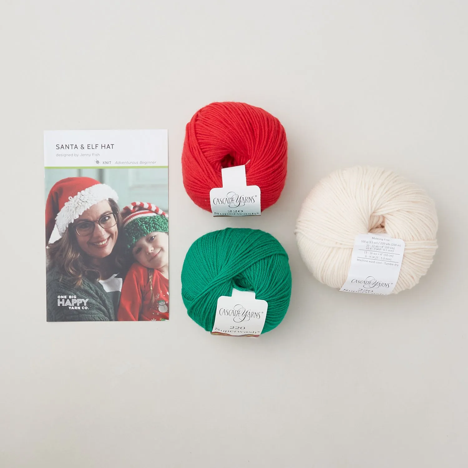 Happy Elf Knit Hat Kit