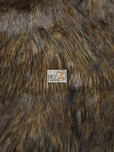 Honey Wolf Animal Short Pile Coat Costume Faux Fur Fabric / Sold By The Yard