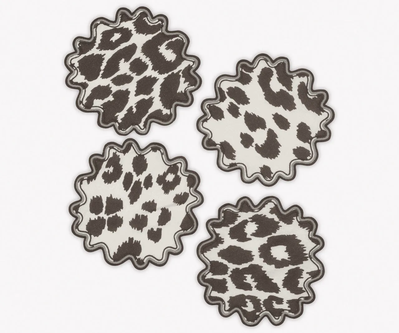 Iconic Leopard Table Linens | Cocktail Napkins - Set of 4