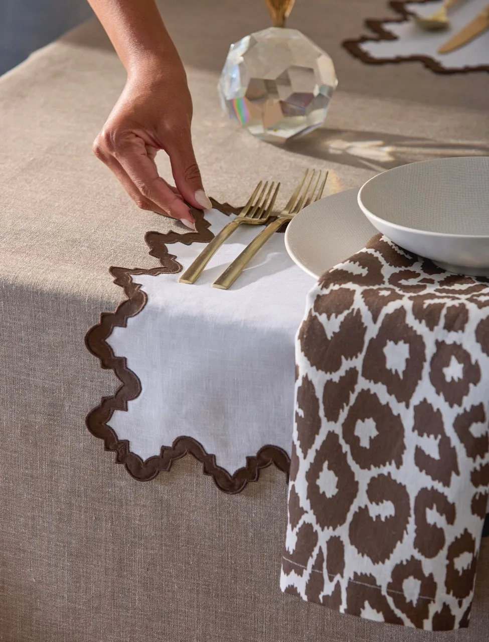 Iconic Leopard Table Linens | Napkins - Set of 4