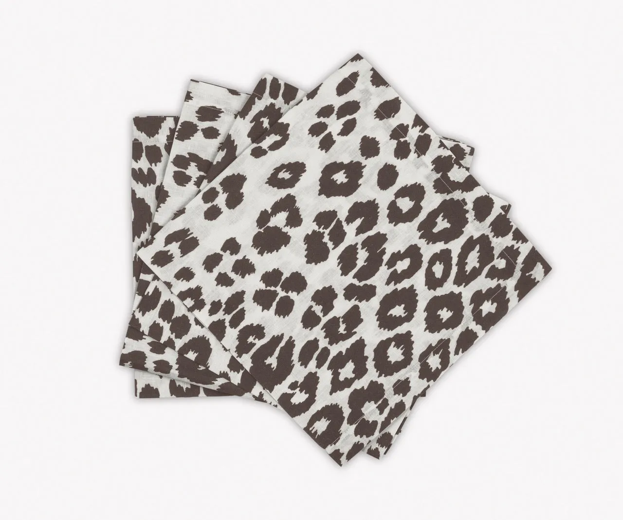 Iconic Leopard Table Linens | Napkins - Set of 4