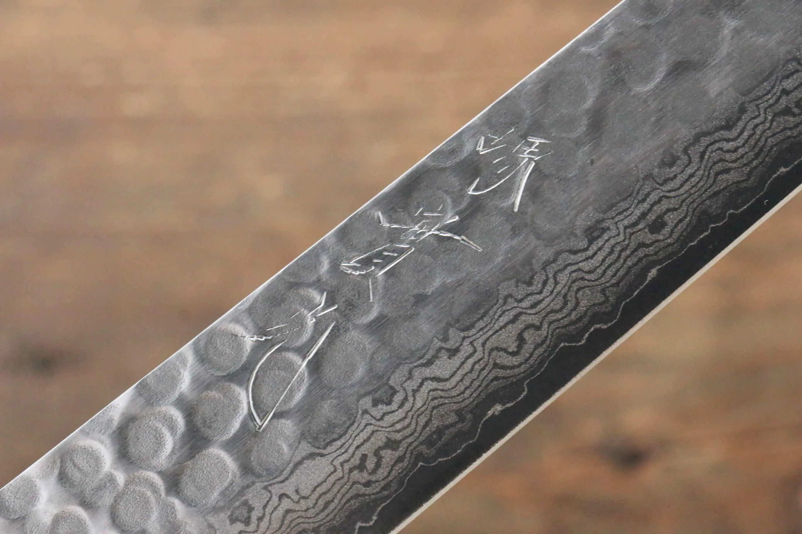 Jikko VG10 17 Layer Kiritsuke Yanagiba  300mm Mahogany Handle