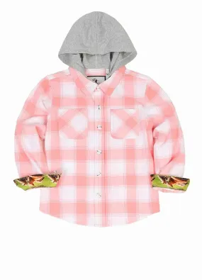 Kid's Wildlife Adventure Single Layer Hooded Shirt