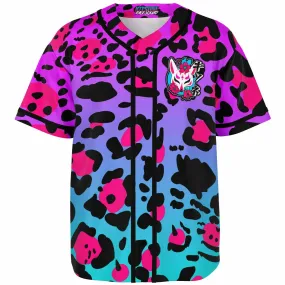 Kitsune Purple Leopard Women Jersey