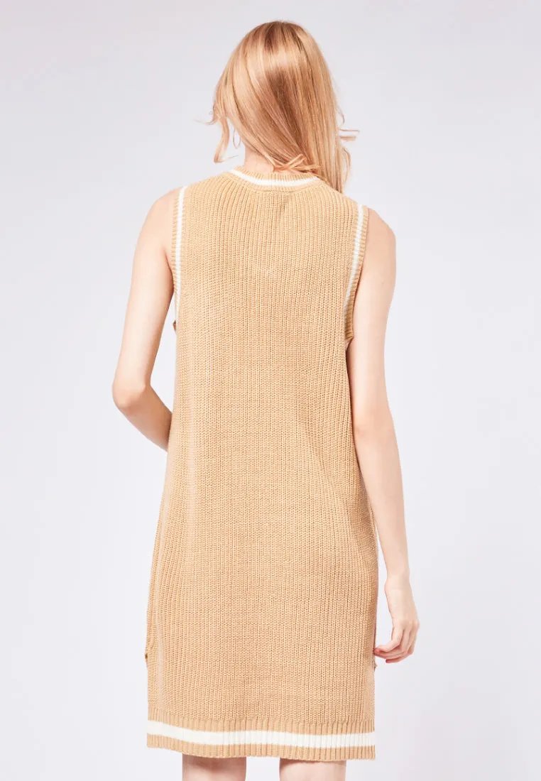 Knitted Vest Mini Dress