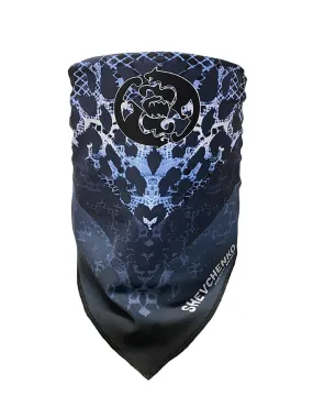 La Pantera Blue Leopard Bandana