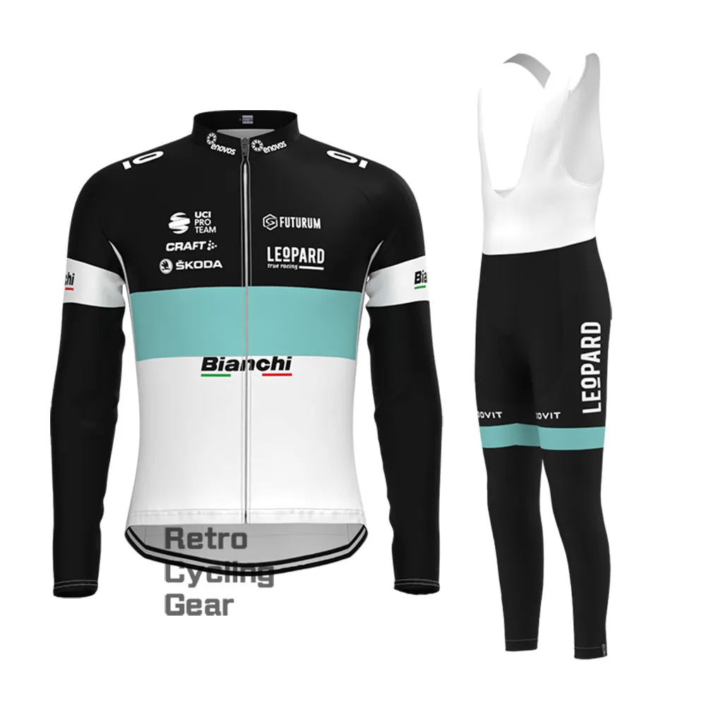 Leopard Bianchi Long Sleeve Cycling Kits