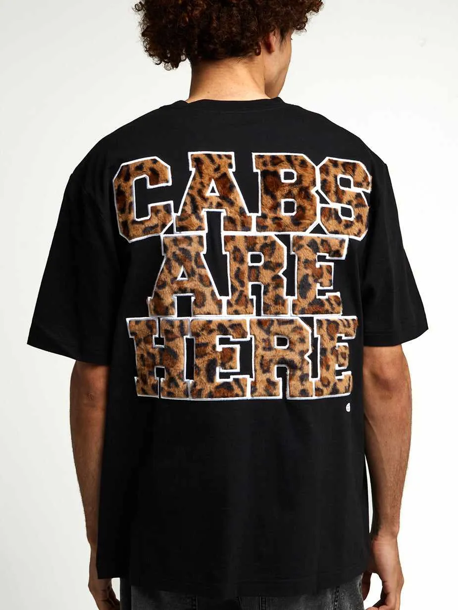 Leopard Cabs Are Here Black Tee