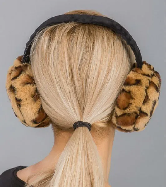 Leopard Faux Fur Earmuffs