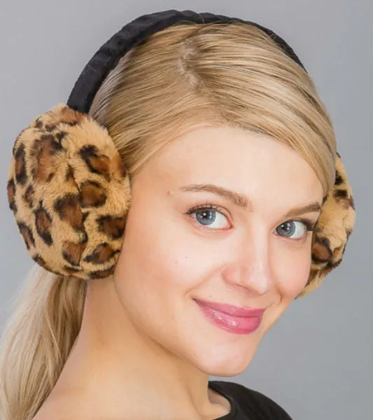 Leopard Faux Fur Earmuffs