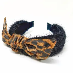 Leopard Faux Fur Headband