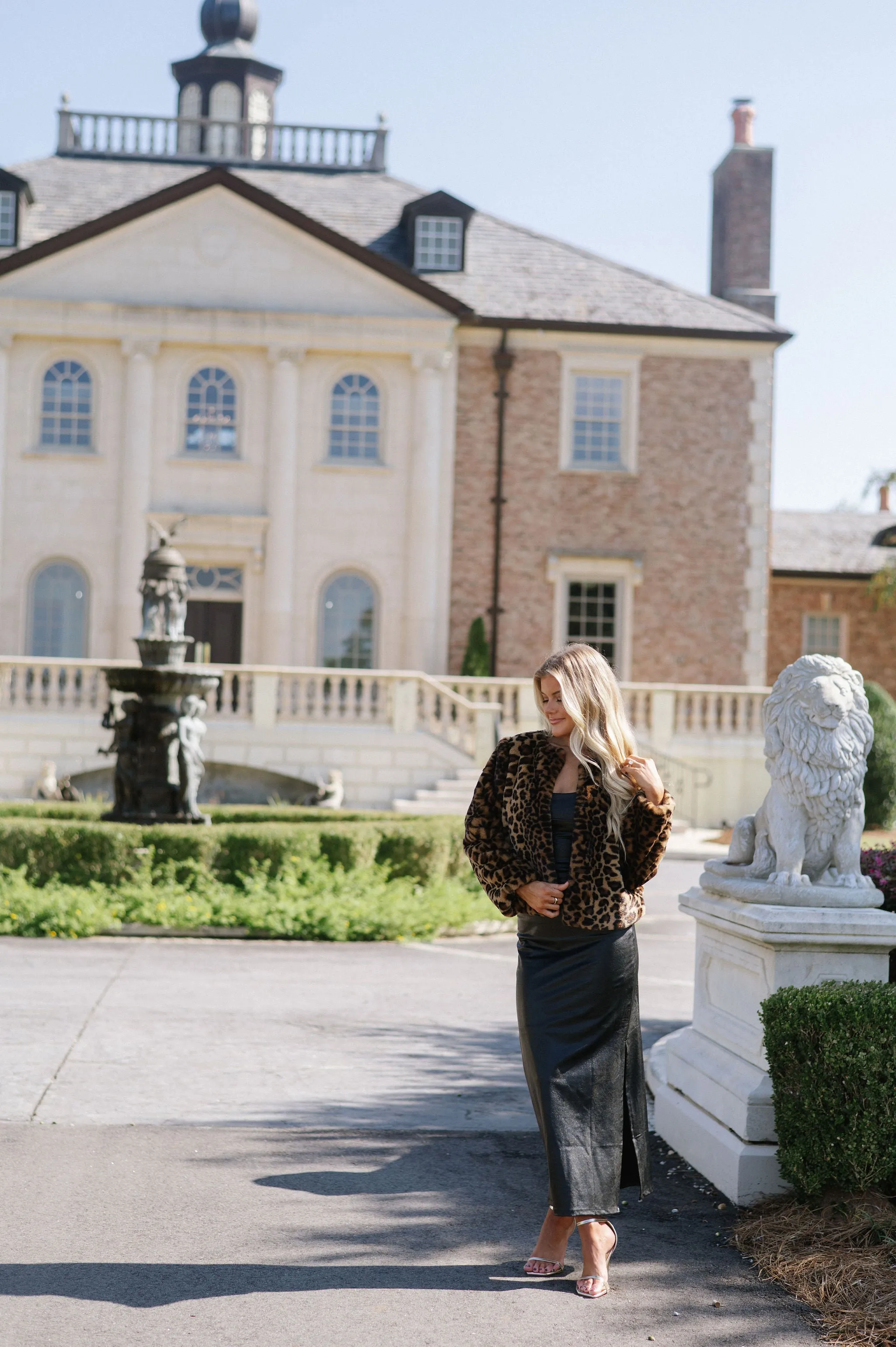 Leopard Faux Fur Jacket